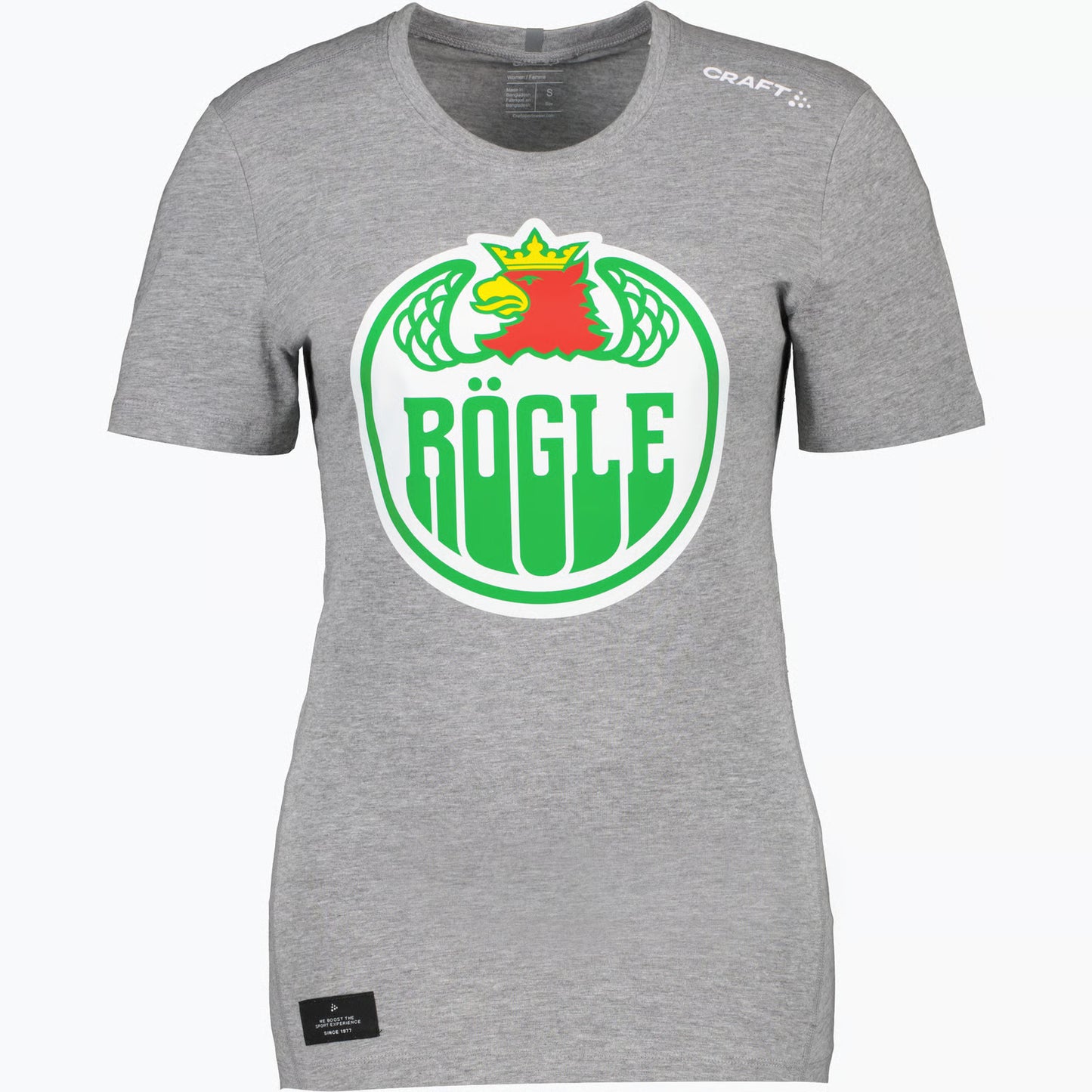Grå logo t-shirt W