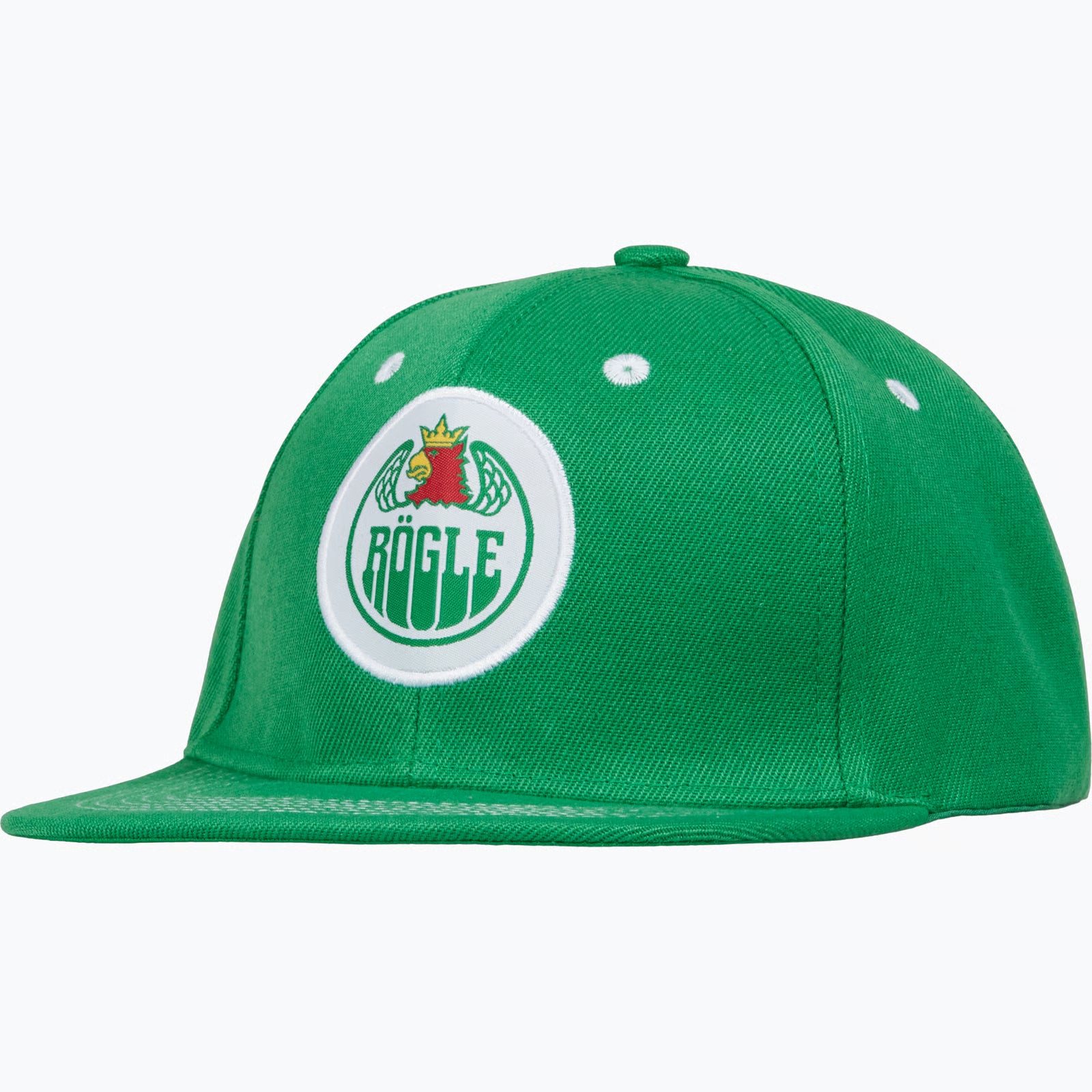 Grön keps med logotyp.