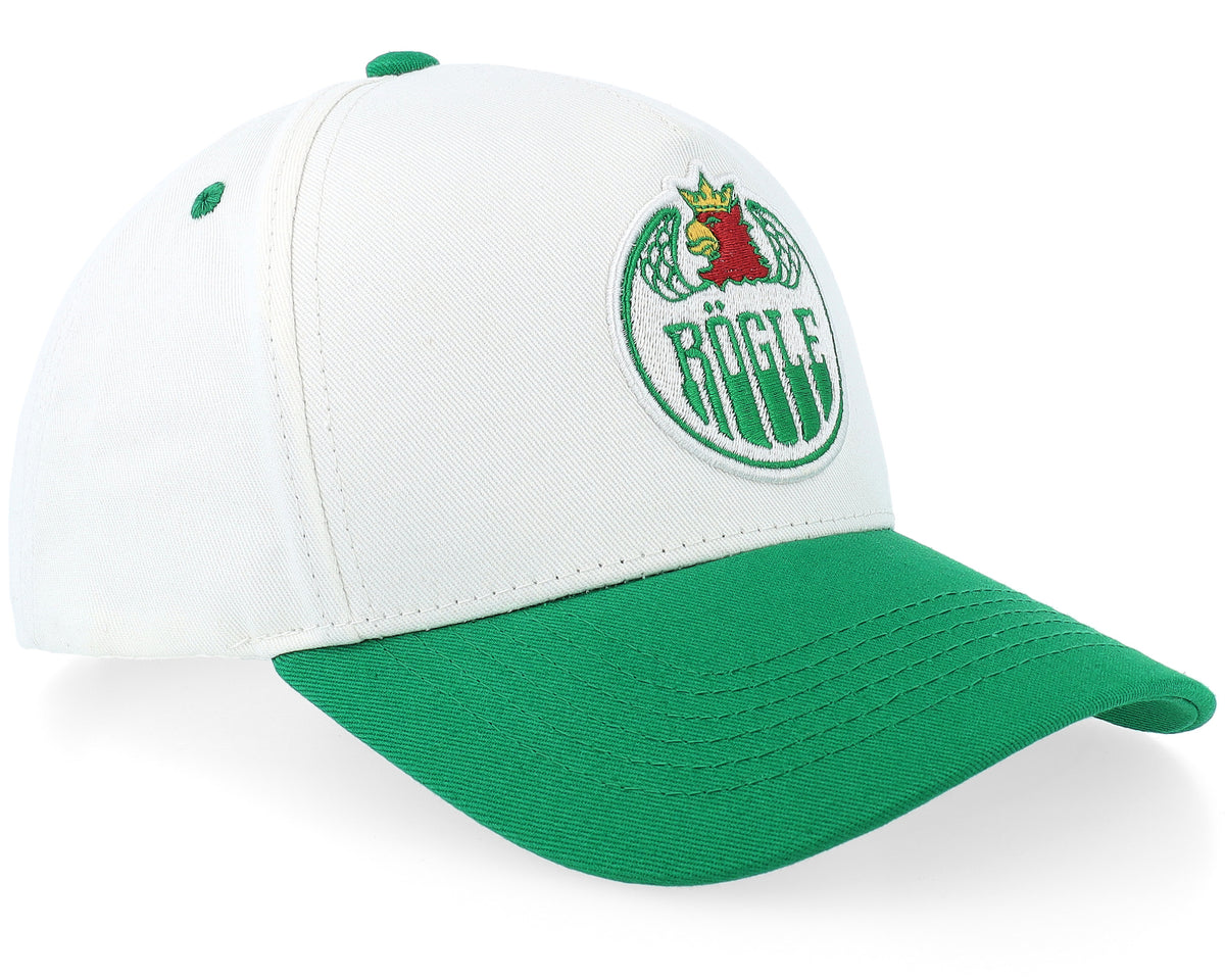 Vitgrön keps med logo