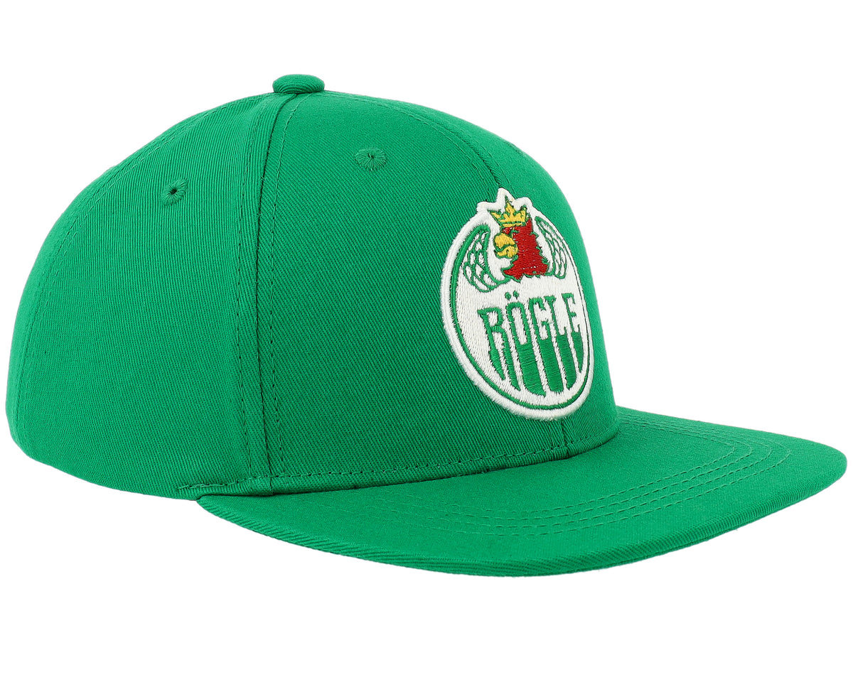 Grön keps med rak skärm JR