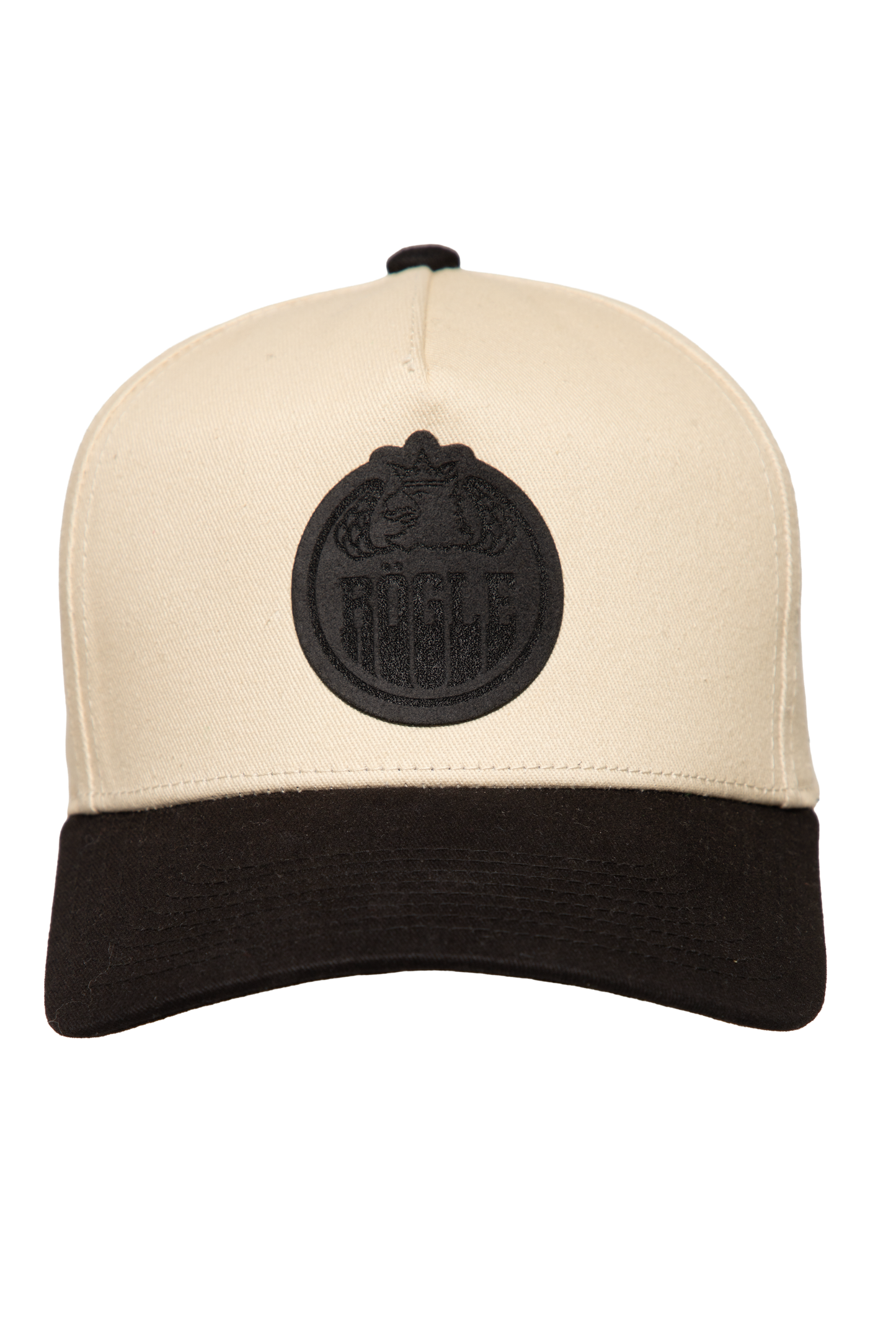 Beige keps med patch