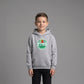 Grå hoodie med logo kids