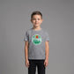 Crest T-shirt grå JR