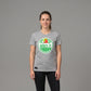 Grå logo t-shirt W