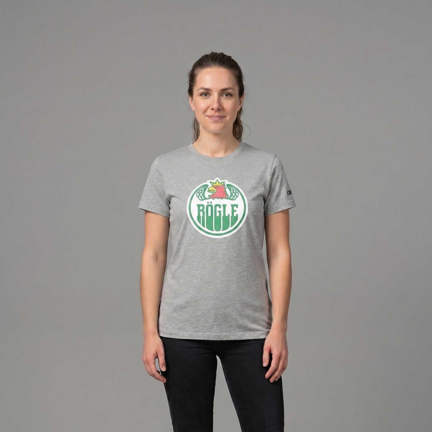 Grå t-shirt med logo W