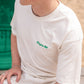Oversized t-shirt med brodyr