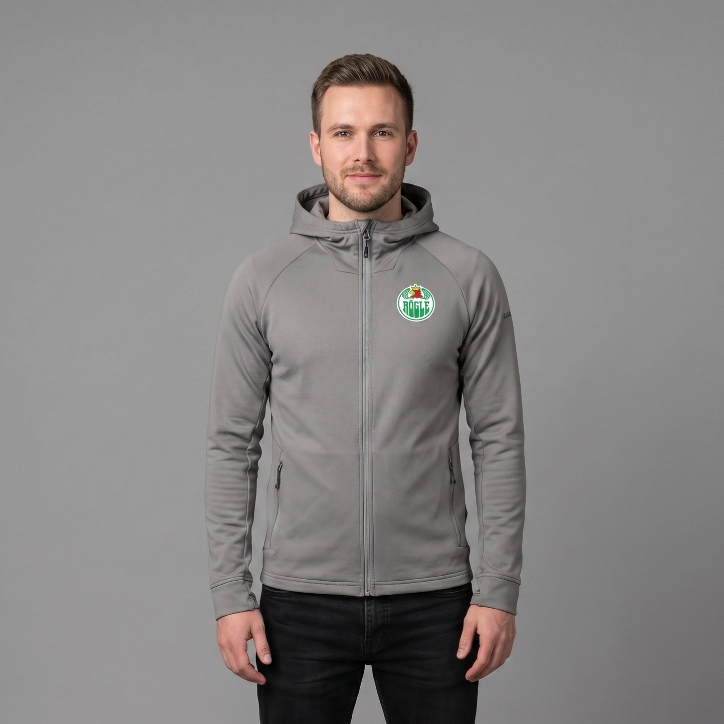 Grå Powerfleece M