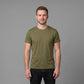 Grön t-shirt med brodyr M