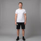 Svarta träningsshort med logo