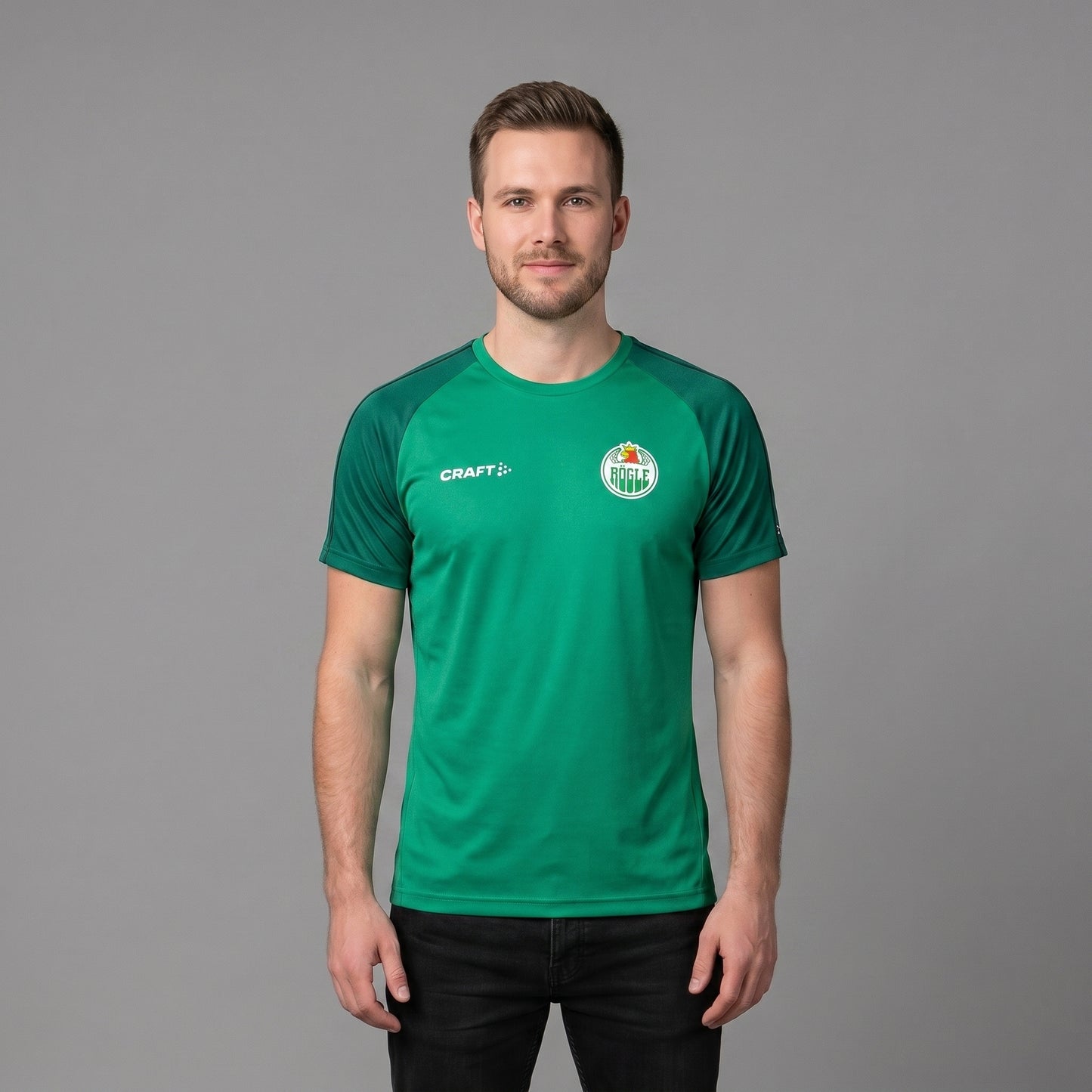 Grön tränings t-shirt M