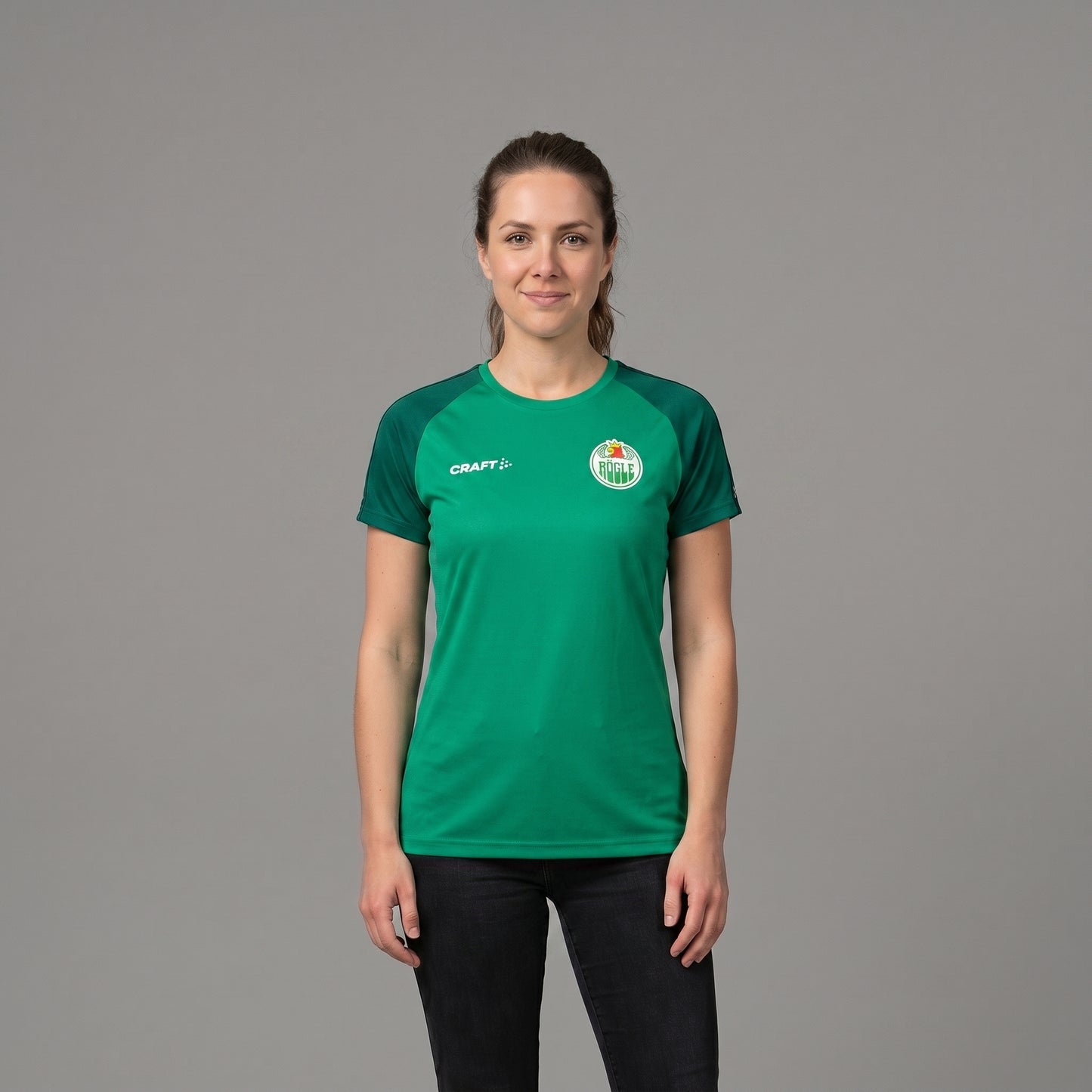 Grön tränings t-shirt M